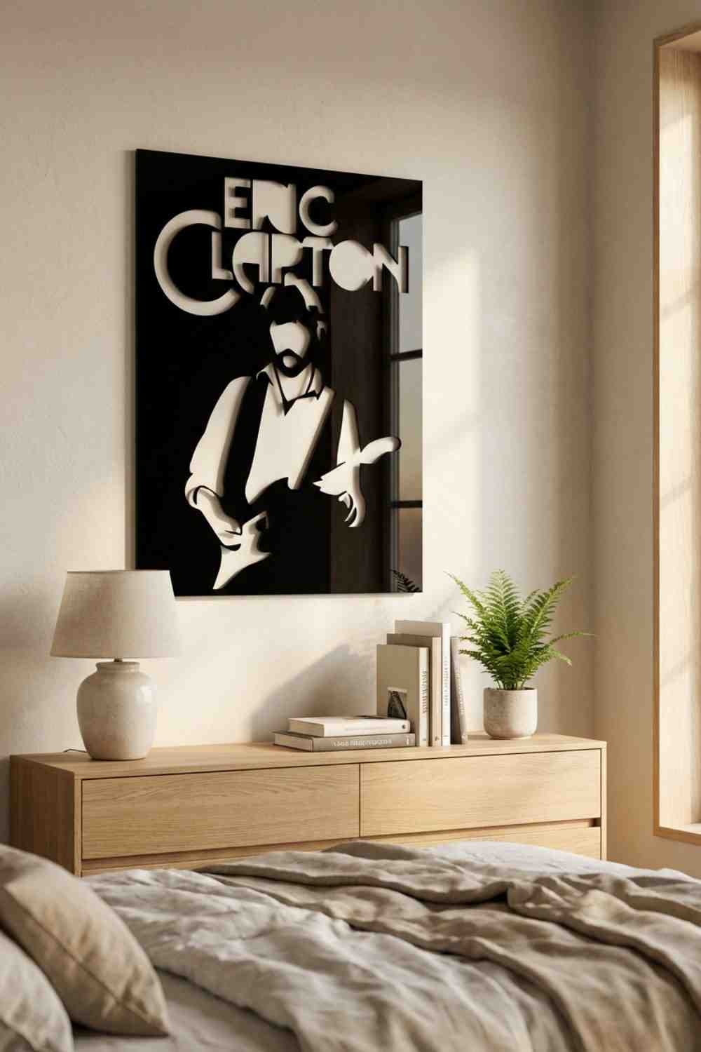 Eric Clapton - Cuadro decorativo | Cortayrecorta.es