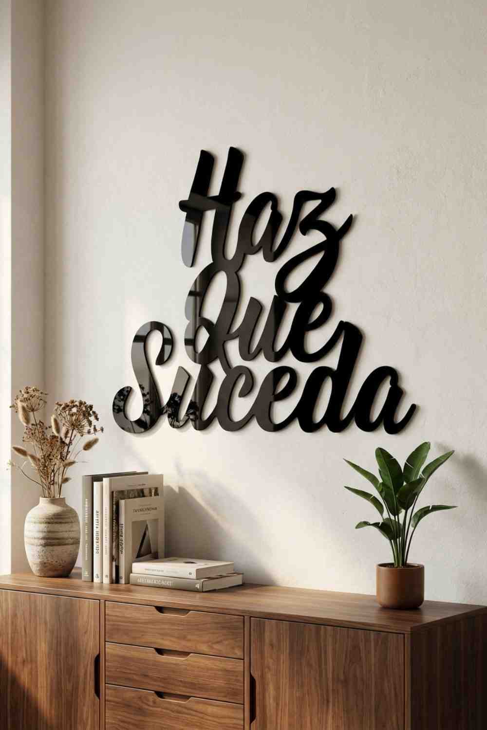 Haz que suceda - Cuadro decorativo | Cortayrecorta.es