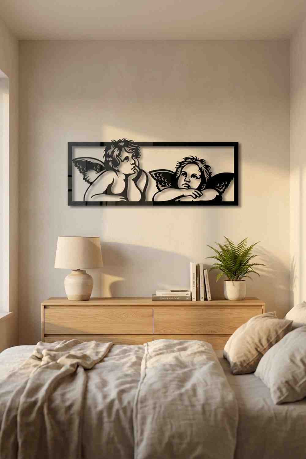 Los dos ángeles - Sanzio Da Urbino Raffael