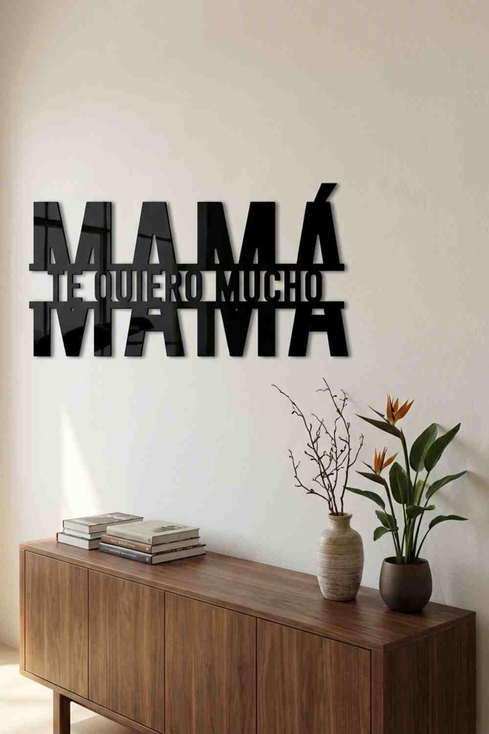 Mamá, Te Quiero Mucho - Cuadro decorativo | Cortayrecorta.es