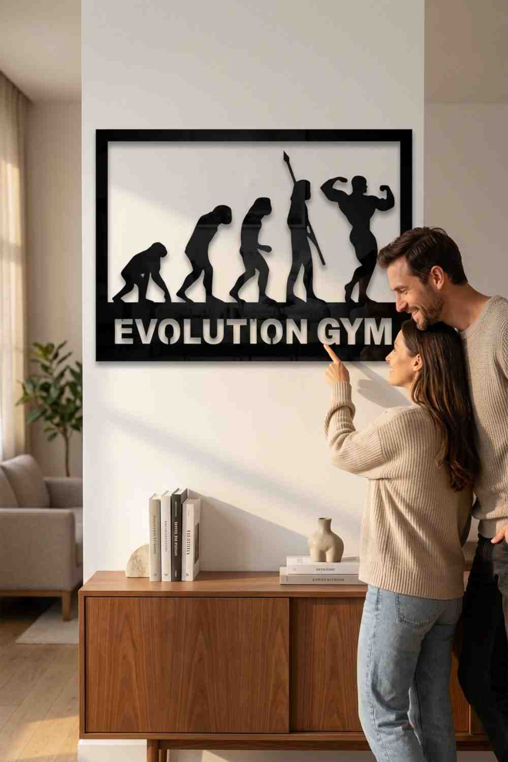 Evolution gym - Cuadro decorativo | Cortayrecorta.es