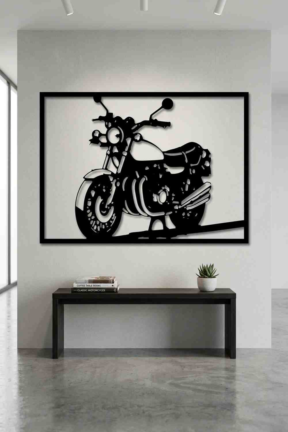 Kawasaki Z1 de 1972 (1) - Cuadro decorativo | Cortayrecorta.es