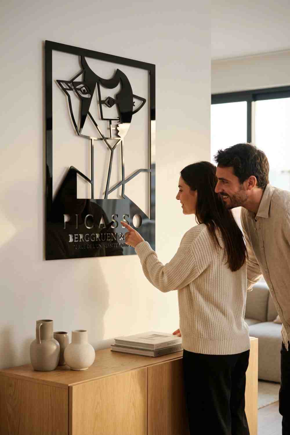 Cartel Exposición Grabado De Picasso - Cuadro decorativo | Cortayrecorta.es
