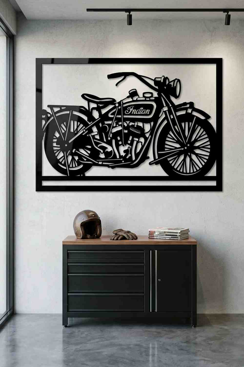 Indian Scout de 1920 - Cuadro decorativo | Cortayrecorta.es