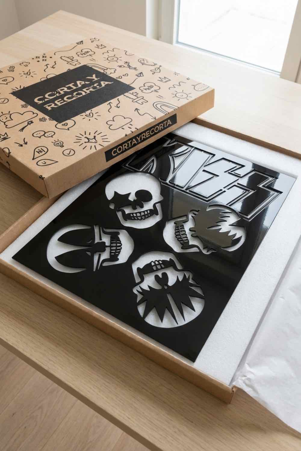 Kiss - Cuadro decorativo | Cortayrecorta.es