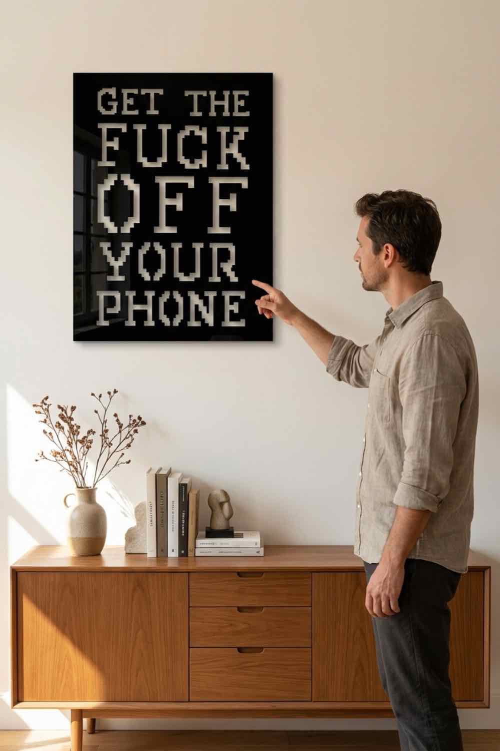 Get the fuck off your phone