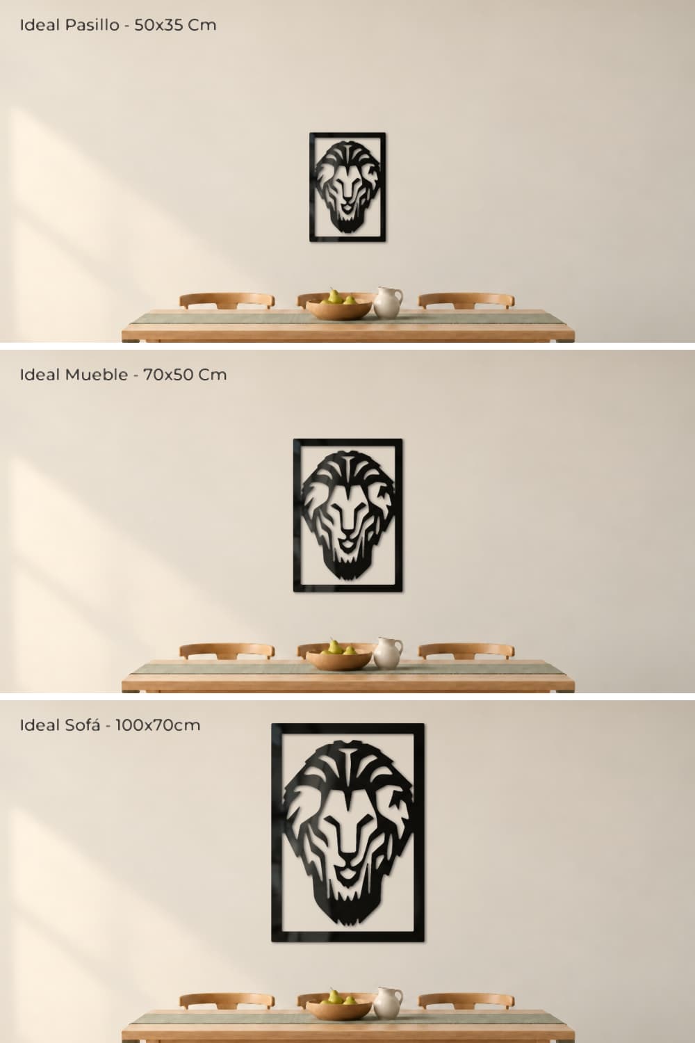 Leon Athletic: comparación de las tres medidas sobre la misma pared