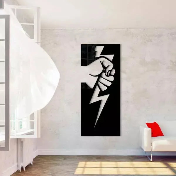 Un Roy Lichtenstein vectorizado, un rayo. El principal exponente del Pop Art estadounidense, Oy Fox Lichtenstein (1923-1997) fue un pintor y artista gráfico que representó la vida cotidiana en sus obras. Se centró en la crítica del mundo contemporáneo con colores primarios a través de pinturas que mostraban temas de la sociedad de consumo. Las obras que acabarían definiendo su producción artística fueron las pinturas pop, inspiradas en la nueva sociedad americana.