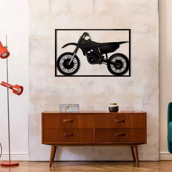 adornos pared metal - Modelo Moto X Cross - cortayrecorta