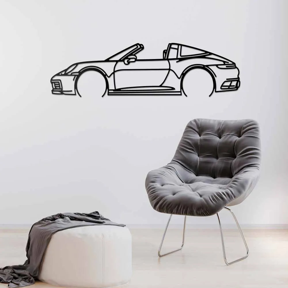 Porsche 911 Targa Model 992 Detailed