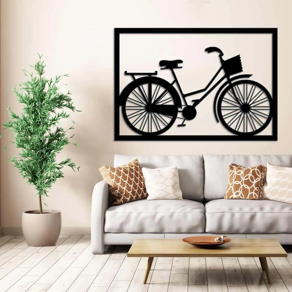 MY BIKE MY WAY Para amantes del ciclismo, un regalo perfecto. Las pasiones deben de estar siempre cerca por eso este cuadro inspirado en una bicicleta clásica, traerá esos momentos de auténtico disfrute y libertad.